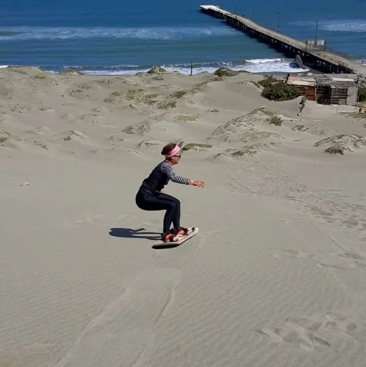 Sandboard en familia